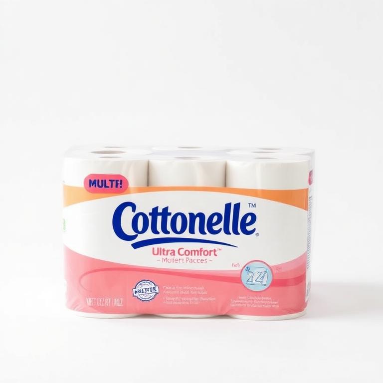 Cottonelle Ultra Comfort Toilet Paper, 12 Mega Rolls