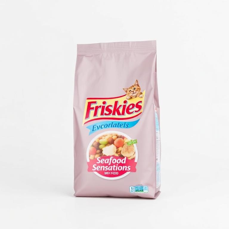 Friskies Seafood Sensations Dry Cat Food, 16 lb