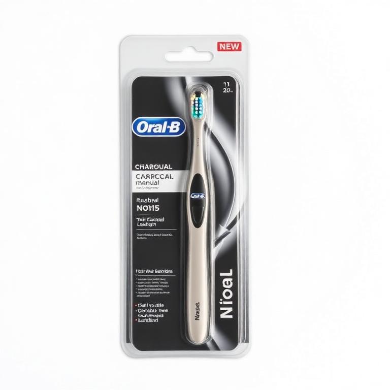 Oral-B Charcoal Toothbrush, Soft, 2 ct